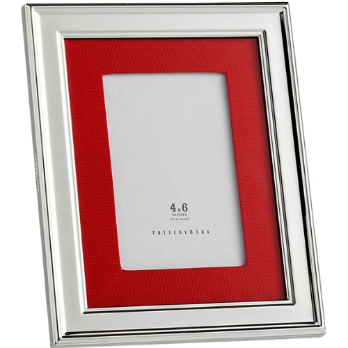 Personalized Silver-Plated Picture Frame Pottery Barn