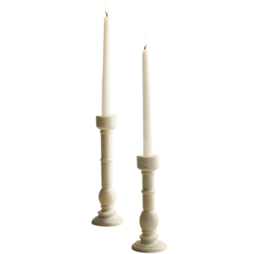 White Marble Taper Holder Anthropologie