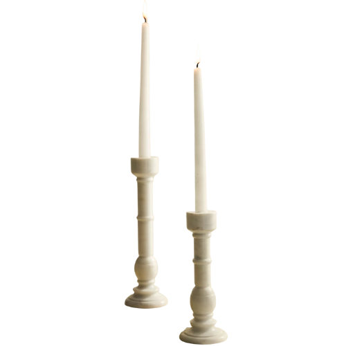White Marble Taper Holder Anthropologie
