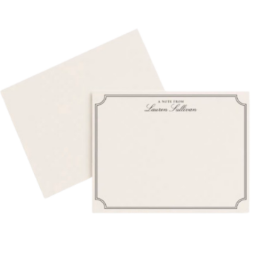 Zazzle Elegant Frame Stationery Personalized Cursive