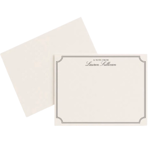 Zazzle Elegant Frame Stationery Personalized Cursive