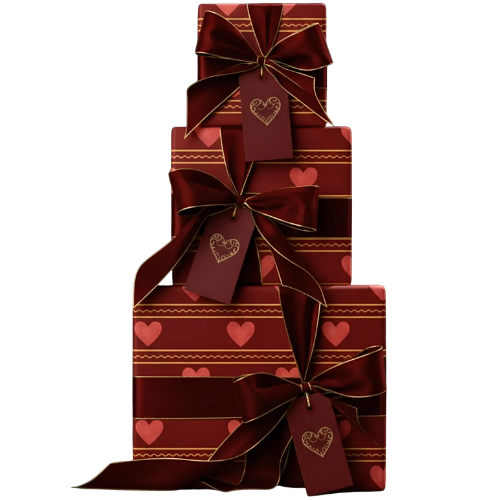 Gold and red striped heart wrapping paper gift wrap valentines etsy