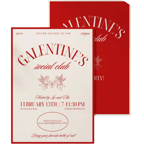 Etsy (US) Old Money Galentine's Invitation