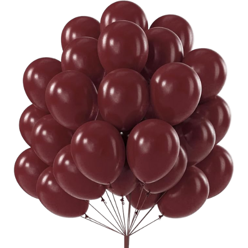 Amazon Burgundy Balloons