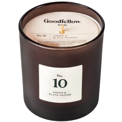 Target Amber and Black Pepper Glass Jar Candle - 5.5oz - Goodfellow & Co