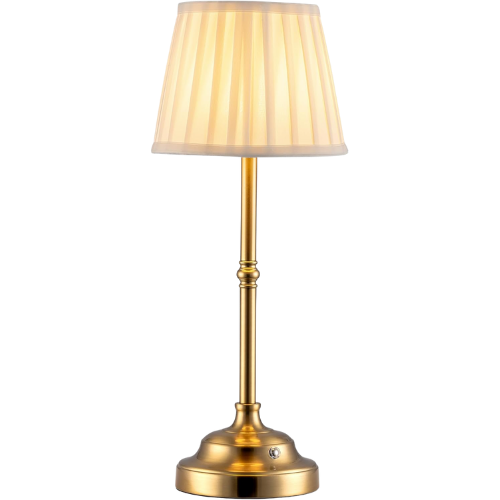 Amazon KDG Cordless Lamp Pleated Shade