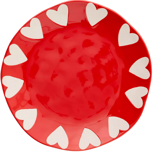 Anthropologie (US) Vida Icon Stoneware Dessert Plate: Valentine's Day Edition