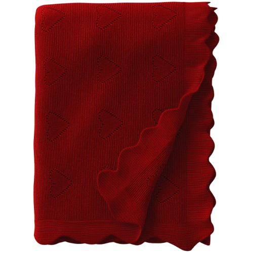 Target Heart Knit Throw with Scalloped Trim - Threshold
