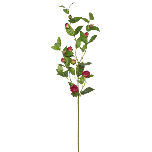34" Artificial Tea Rose Spray Wayfair stem faux