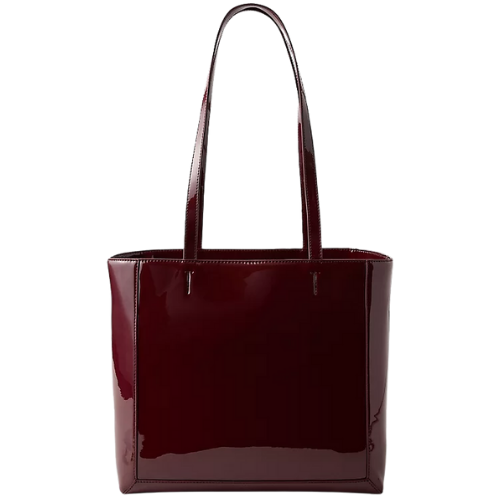 Weekend Collection Patent Tote Ann Taylor