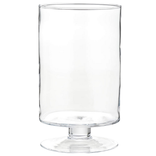 Crate & Barrel London Clear Hurricane Candle Holder