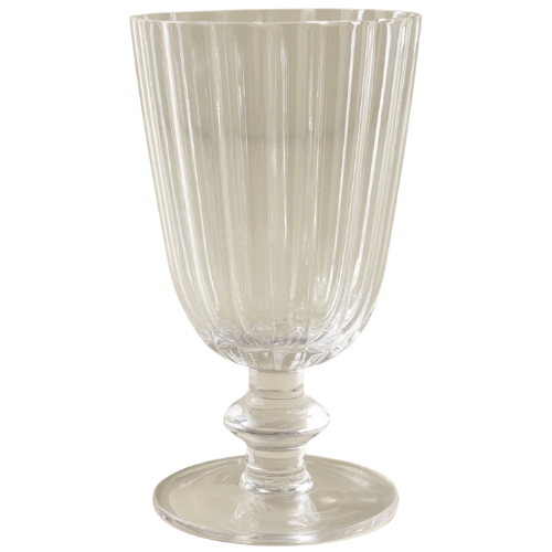 Scalloped Rim Glass Tumbler