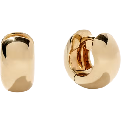 Quince Dome Hoops gold earrings