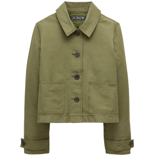 J. Crew US Short Barn Jacket™ in chino olive green