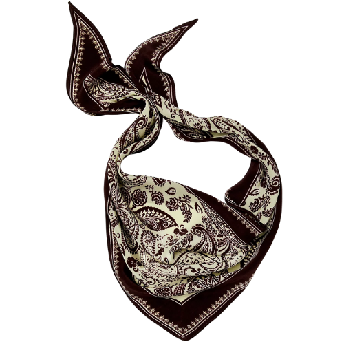 Free People Essential Triangle Bandana silk scarf