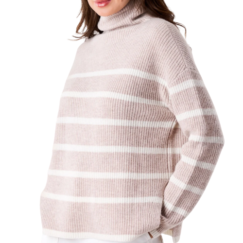 Marea Martine Sweater - Oatmeal/Ivory Stripe