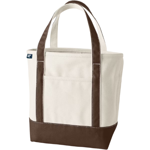 Target Lands' End Medium 5 Pocket Open Top Canvas Tote Bag