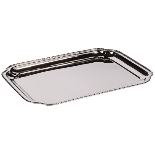 Wayfair Andrea Polished Brass Tray silver