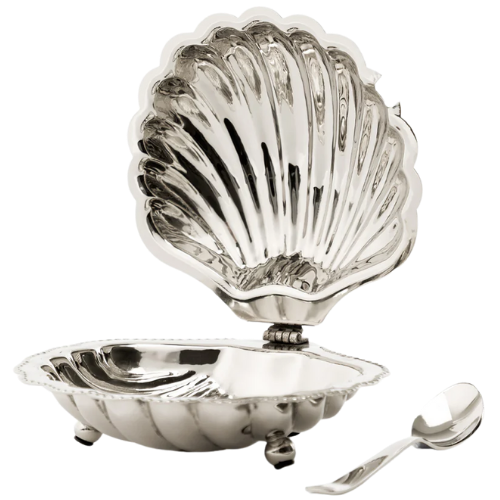 McGee & Co. (US) Clam Shell Serving Dish with Spoon