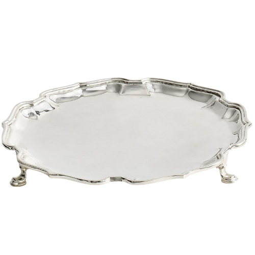 Pottery Barn (US) LoveShackFancy Silver Footed Serving Tray