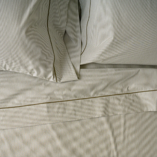 Magnolia Hudson Yarn-Dyed Pinstripe Sheet Set