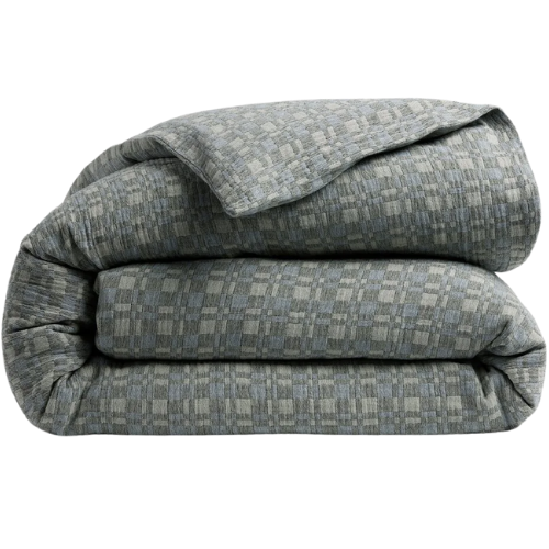 Parachute Modern Check Jacquard Duvet Cover