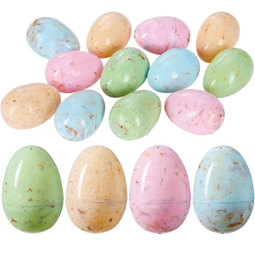 Amazon Marbled Plastic Easter Eggs