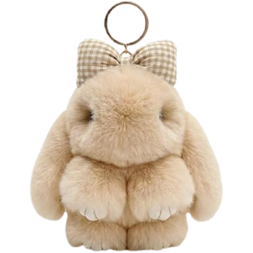 Easter Bunny Keychain with Tin Box