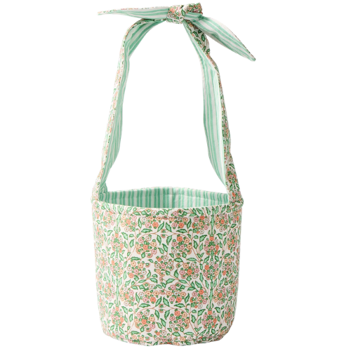 West Elm (US) Pink Chicken Canvas Easter Basket