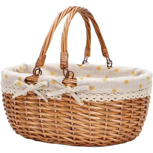 Amazon Easter Basket with Floral Liner picnic