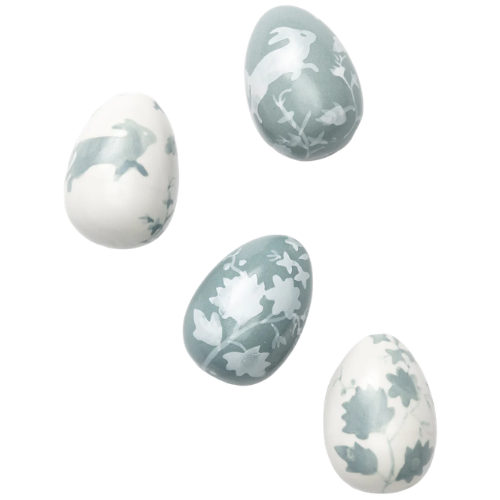 McGee & Co. (US) Meadowlark Hand-Painted Eggs (Set of 4)