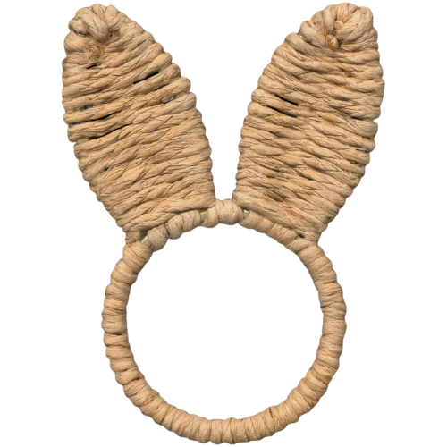Target 2pk Easter Woven Bunny Ears Napkin Rings - Threshold