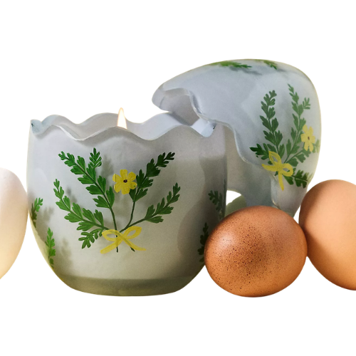 Anthropologie (US) Easter Egg Fresh Cotton Blossom & Neroli Glass Candle