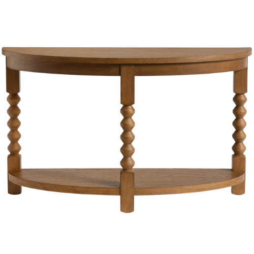 Pottery Barn (US) Chris Loves Julia Stacked Ball Demilune Console Table
