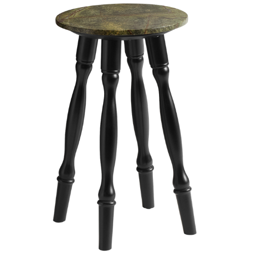 Pottery Barn (US) Chris Loves Julia Green Marble Top Accent Table