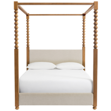 Pottery Barn (US) Chris Loves Julia Stacked Ball Canopy Bed