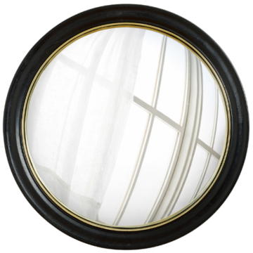 Pottery Barn (US) Chris Loves Julia Convex Mirror with Brass Frame