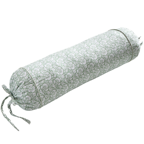 Pottery Barn Kids Chris Loves Julia Floral Bolster Pillow