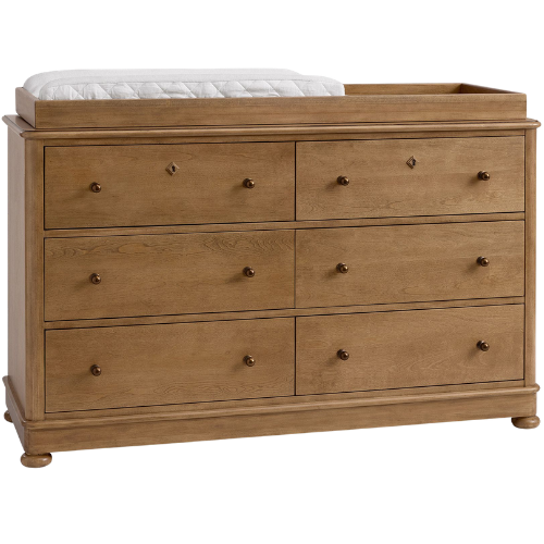 Pottery Barn Kids Chris Loves Julia Lakehouse 6-Drawer Dresser & Topper Set