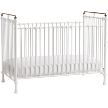 Pottery Barn Kids Chris Loves Julia Convertible Iron Crib