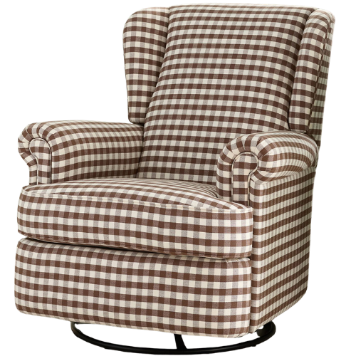 Pottery Barn Kids Chris Loves Julia Lakehouse Swivel Glider Recliner