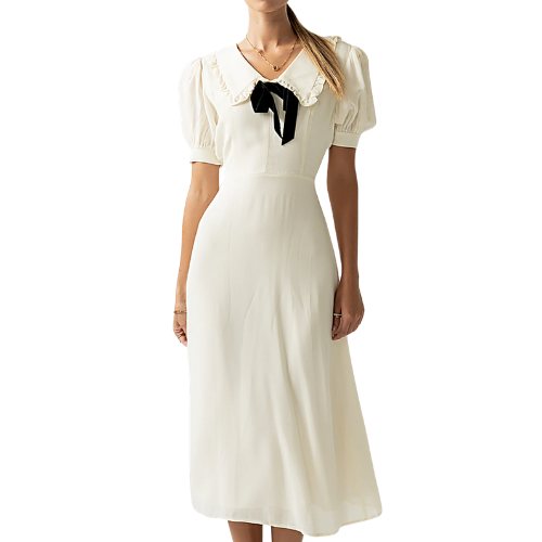 Maren Collared Midi Dress