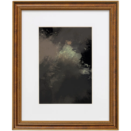 Hillsboro Wood Beaded Picture Frame with Mat Wayfair