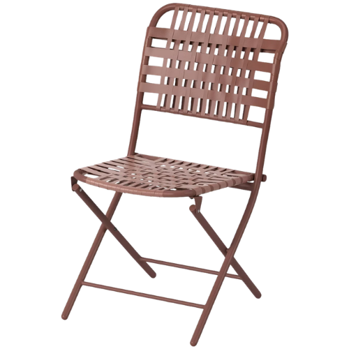 Target Open Weave Folding Chair Brown - Threshold