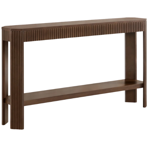 Fluted Solid Wood Console Table Wayfair
