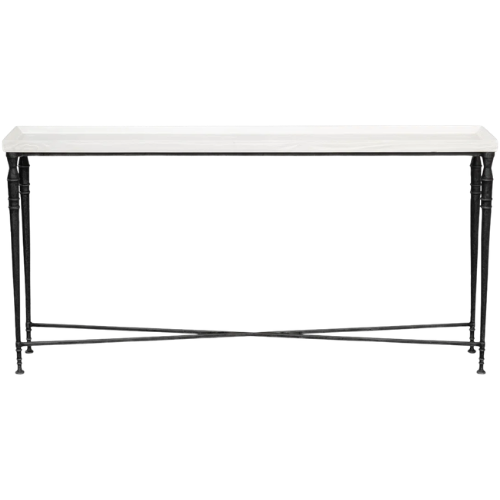 Nathaniel Solid Wood Top Console Table