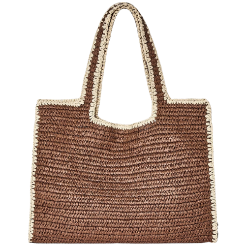 Target Straw XL Tote Bag - A New Day™ Brown