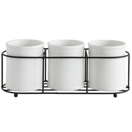 Danard Metal Rectangle Flatware Caddy