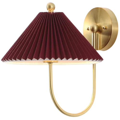 Meryll 14" Wall Sconce Wayfair pleated shade