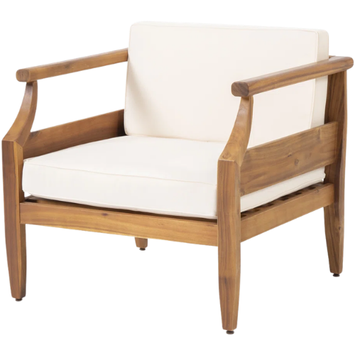 Mcclurg Acacia Outdoor Lounge Chair (Set of 2) Wayfair